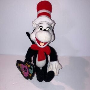 1997 Dr. Seuss Cat in the‎ Hat Plush Toy 9 Inch